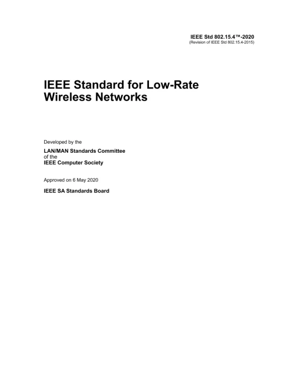 IEEE 802.15.4-2020 pdf