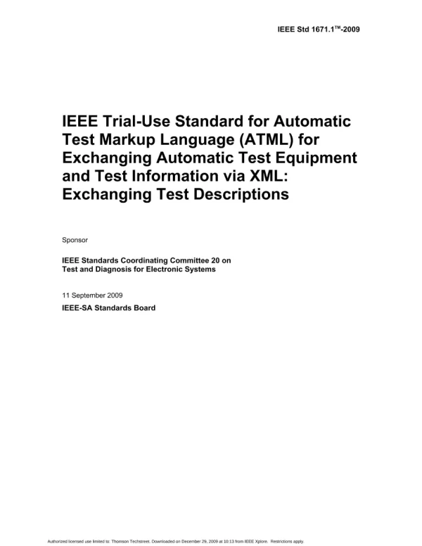 IEEE 1671.1-2009 pdf