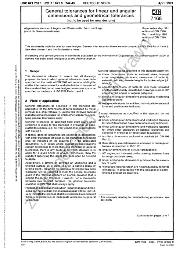 DIN 7168 pdf