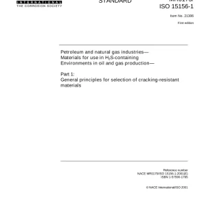 NACE MR0175 / ISO 15156 pdf