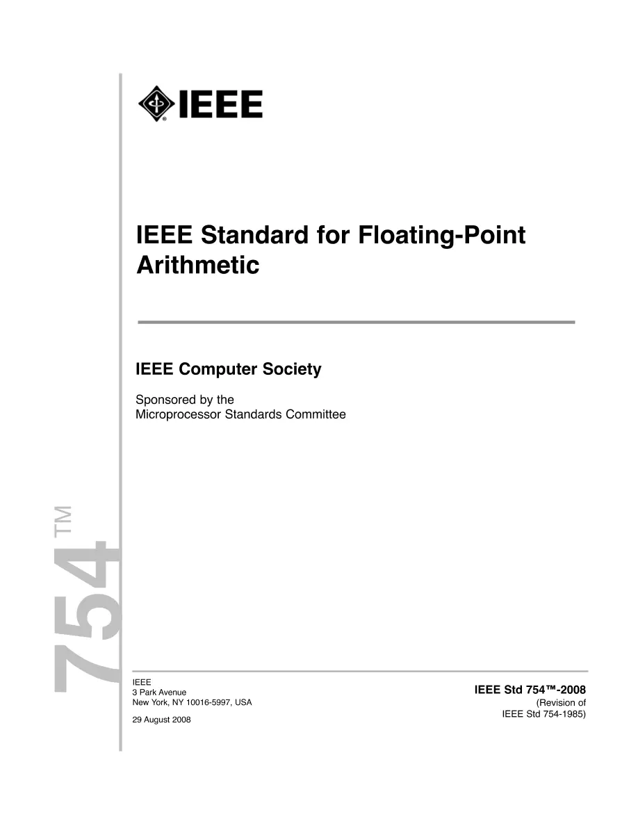 IEEE 754-2008 pdf