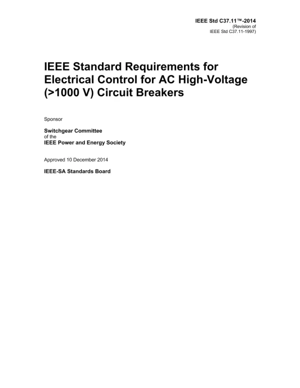 IEEE C37.11-2014 pdf