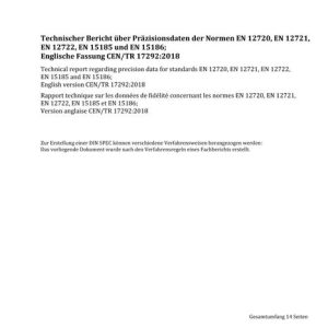 DIN CEN/TR 17292:2019 pdf