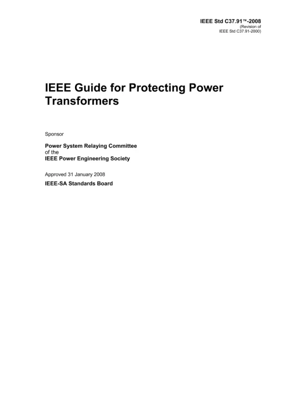 IEEE C37.91-2008 pdf