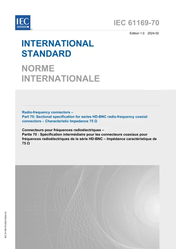 IEC 61169-70 Ed. 1.0 b:2024 pdf