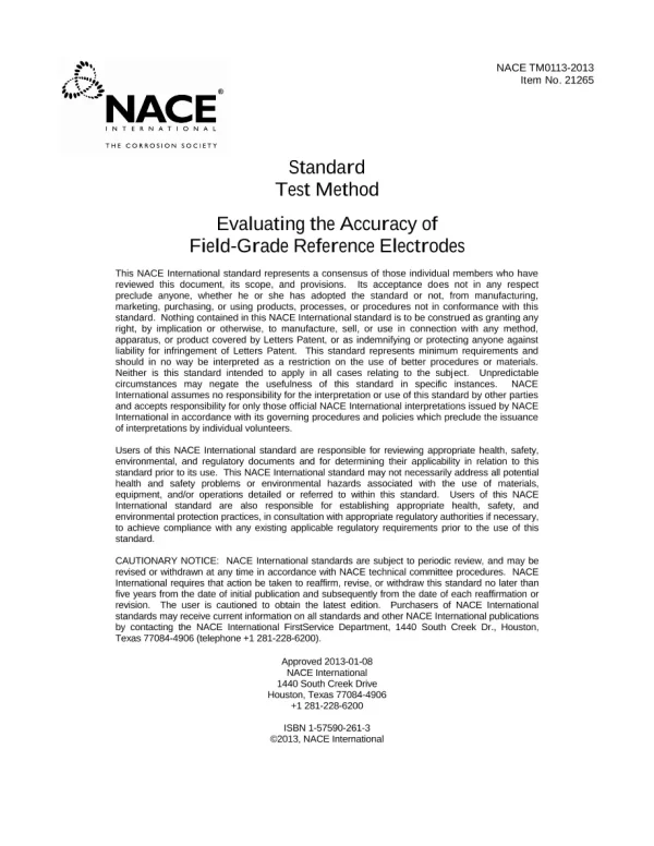 NACE TM0113-2013 pdf