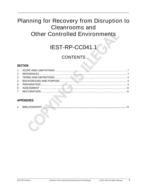 IEST RP-CC041.1 pdf