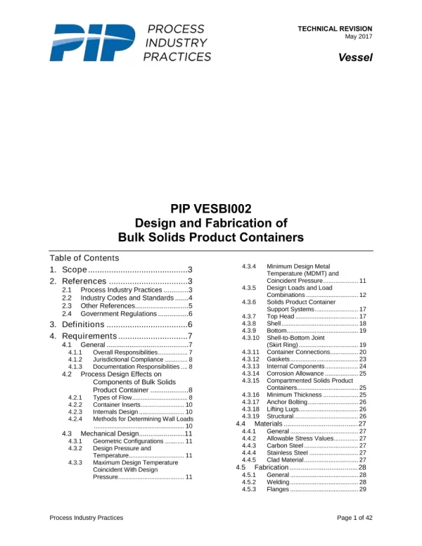 PIP VESBI002 pdf