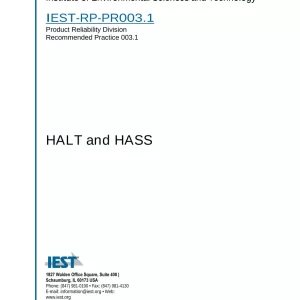 IEST RP-PR003.1 pdf