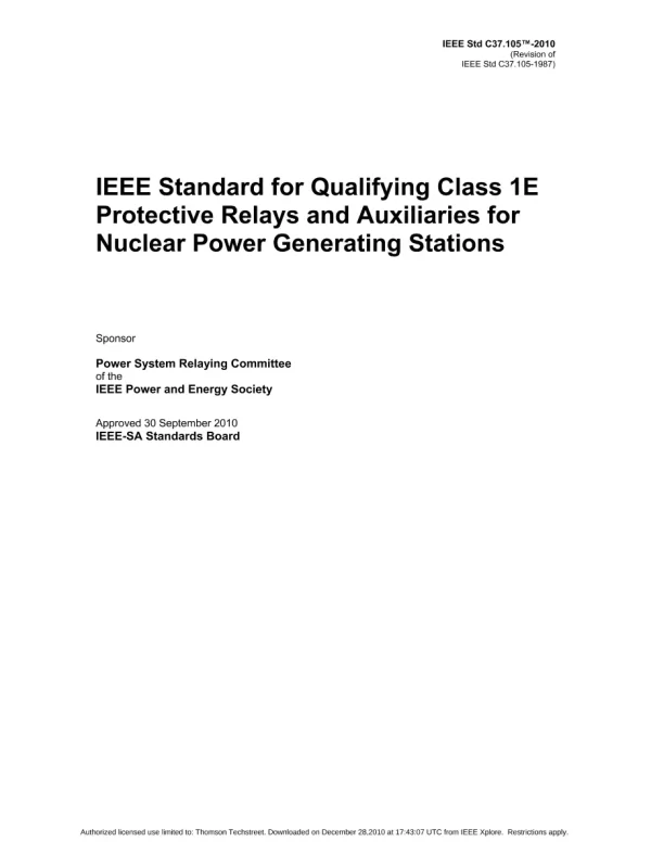 IEEE C37.105-2010 pdf