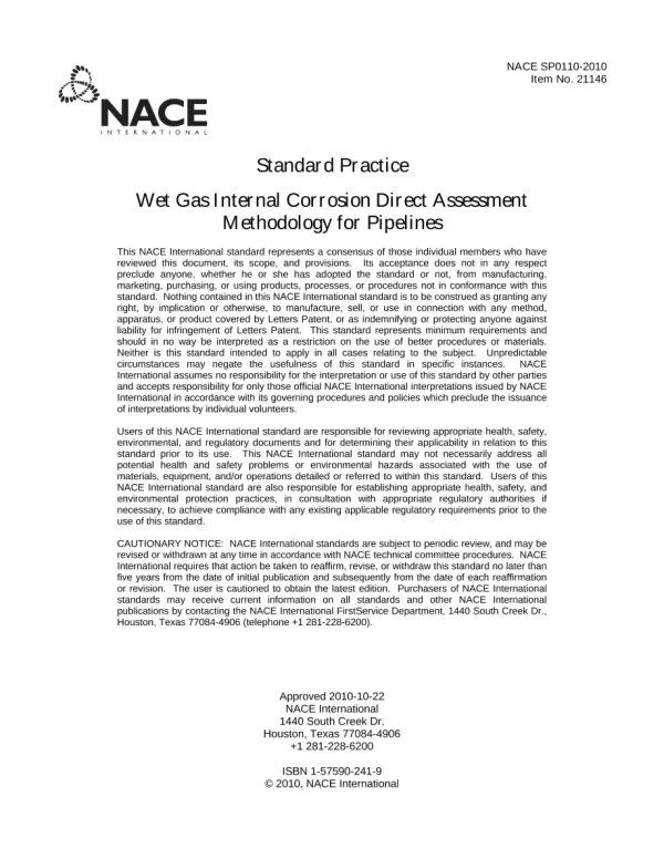 NACE SP0110-2010 pdf