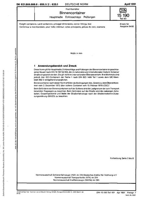 DIN 15190-101 pdf