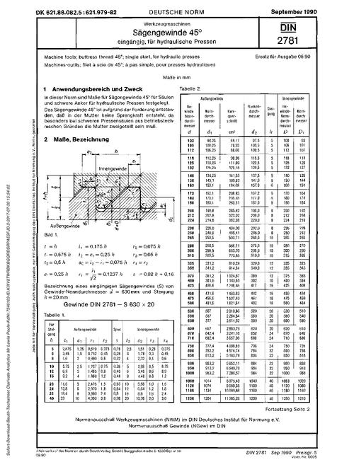 DIN 2781 pdf