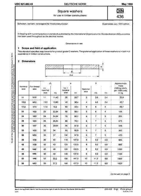 DIN 436 pdf