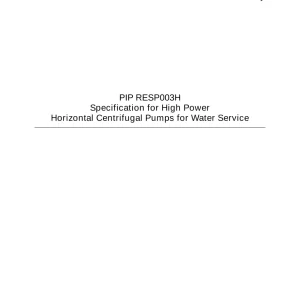 PIP RESP003H pdf