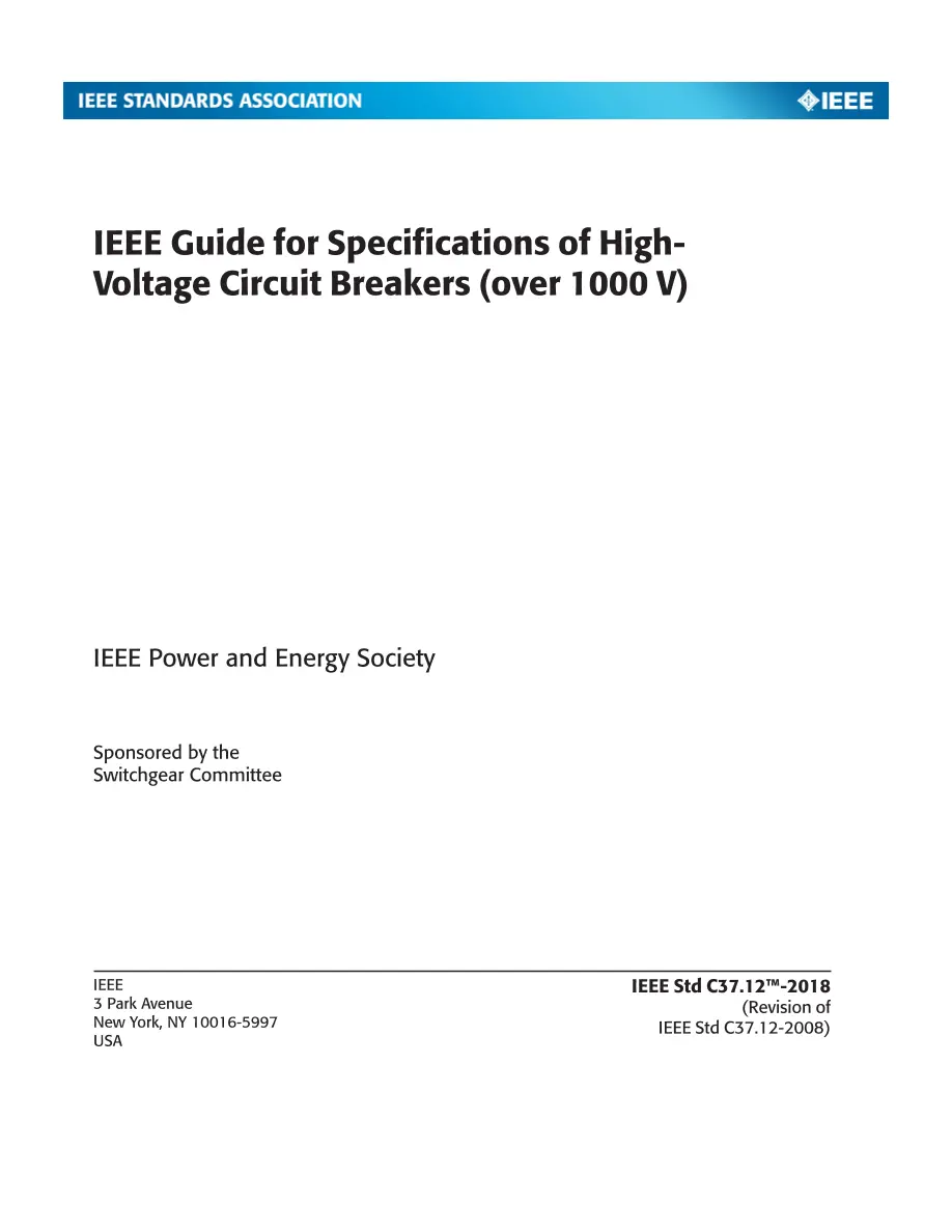 IEEE C37.12-2018 pdf