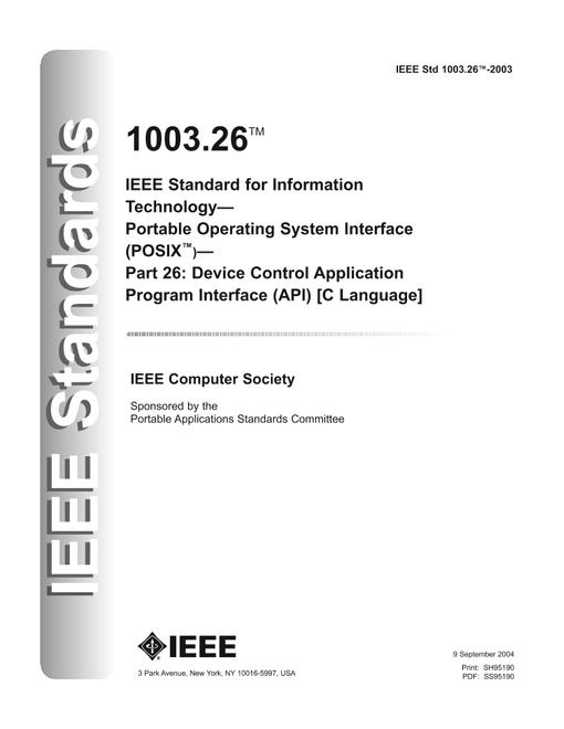 IEEE 1003.26-2003 pdf