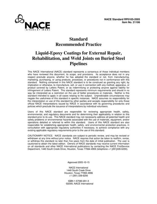 NACE RP0105-2005 pdf