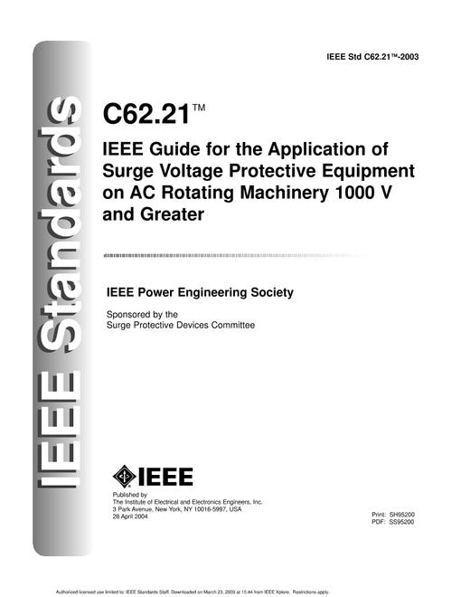 IEEE C62.21-2003 pdf