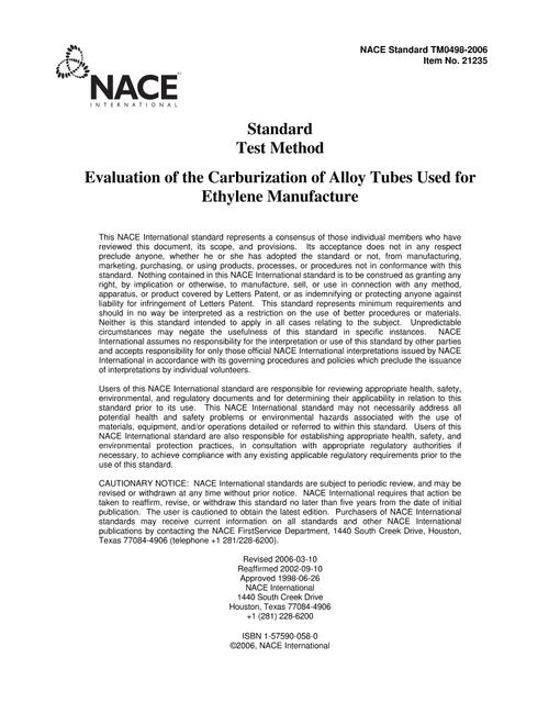 NACE TM0498-2006 pdf