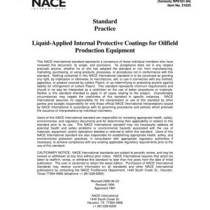 NACE SP0181-2006 pdf