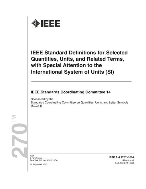 IEEE 270-2006 pdf