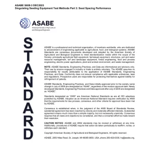 ASAE/ASABE S658-3 pdf