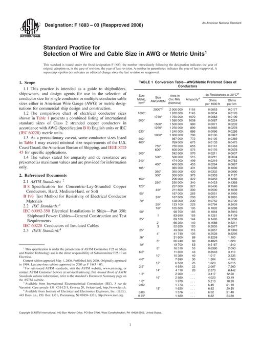 ASTM F1883-03(2008) pdf