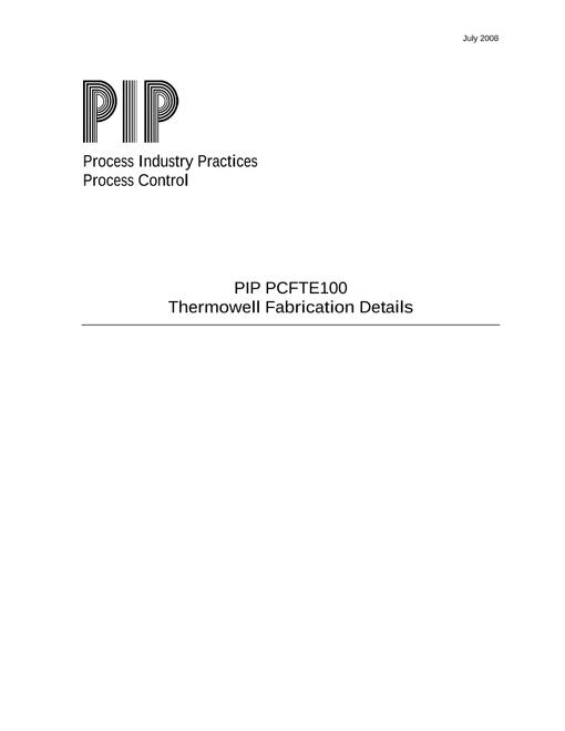 PIP PCFTE100 pdf