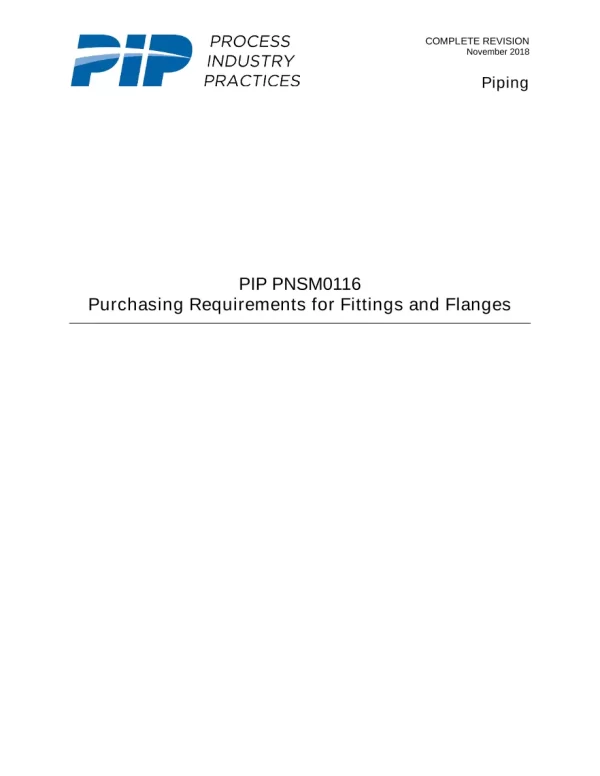 PIP PNSM0116 pdf