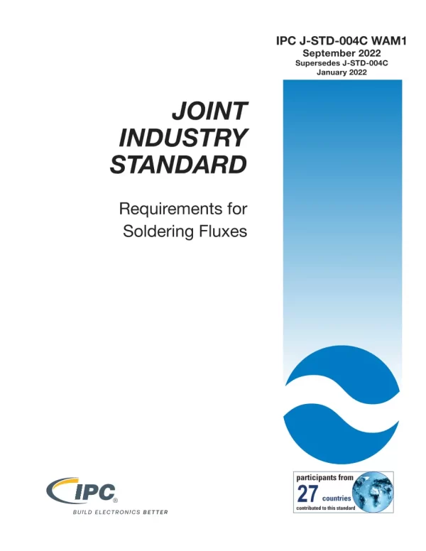 IPC J-STD-004C WAM1:2022 pdf