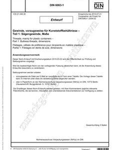 DIN 6063-1 - DRAFT pdf