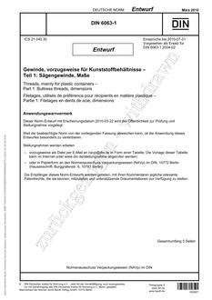 DIN 6063-1 - DRAFT pdf