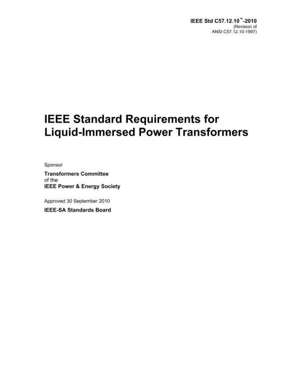 IEEE C57.12.10-2010 pdf