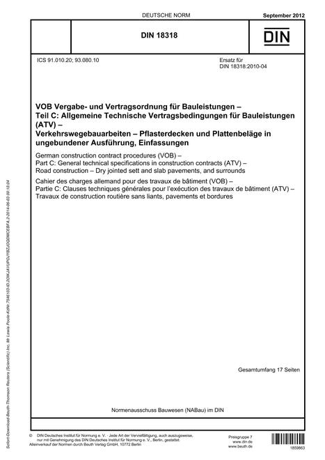 DIN 18318 pdf