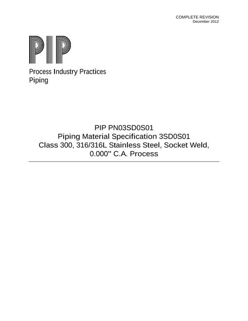 PIP PN03SD0S01 pdf