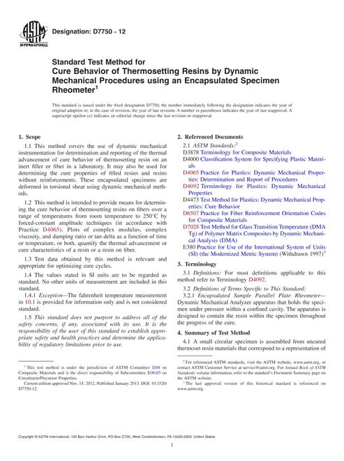 ASTM D7750-12 pdf