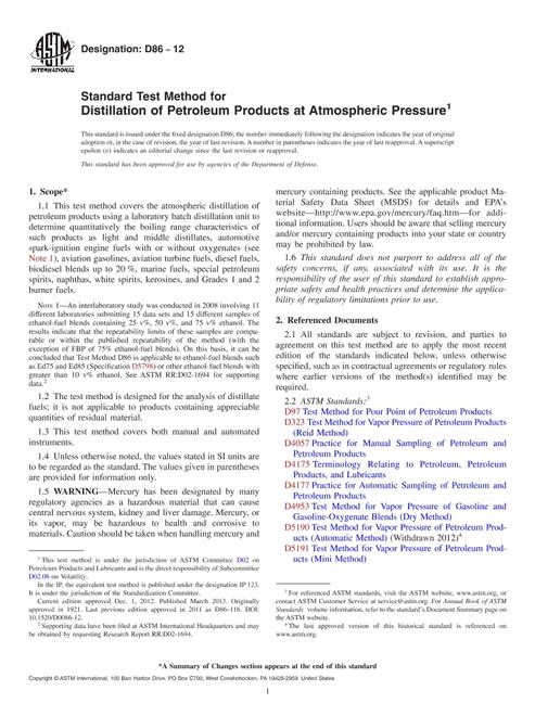 ASTM D86-12 pdf