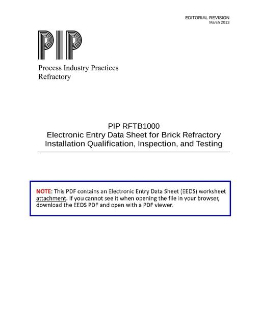 PIP RFTB1000-EEDS pdf