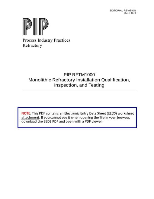 PIP RFTM1000-EEDS pdf