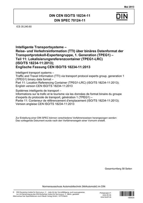 DIN CEN ISO/TS 18234-11 pdf