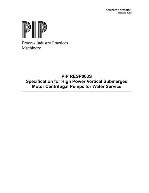 PIP RESP003S pdf