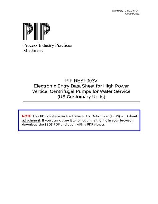 PIP RESP003V-DM-EEDS pdf