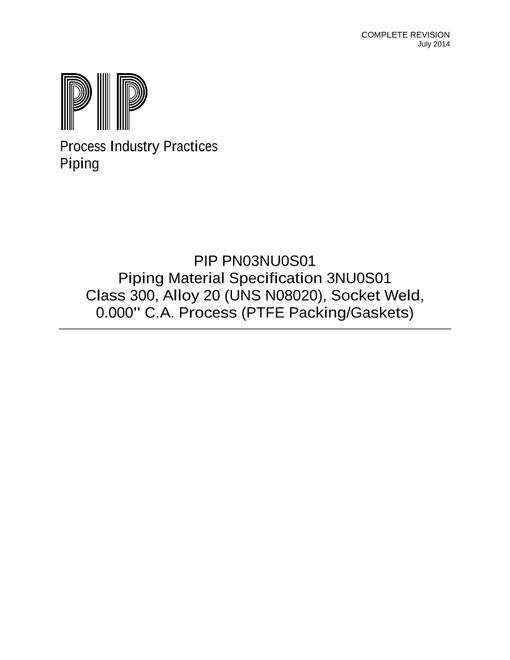 PIP PN03NU0S01 pdf