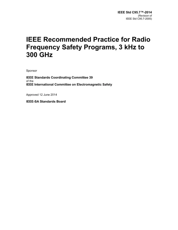 IEEE C95.7-2014 pdf