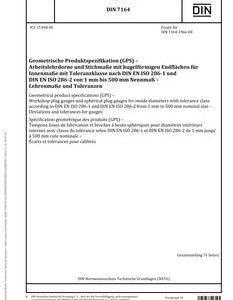 DIN 7164 pdf