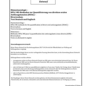 DIN 58989 - DRAFT pdf