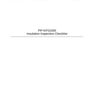 PIP INTG1000 pdf