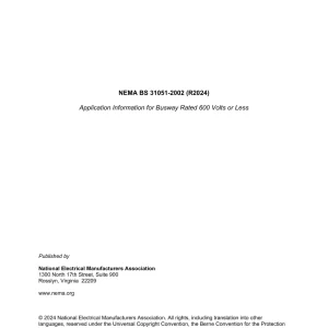 NEMA BS 31051-2002 (R2024) pdf