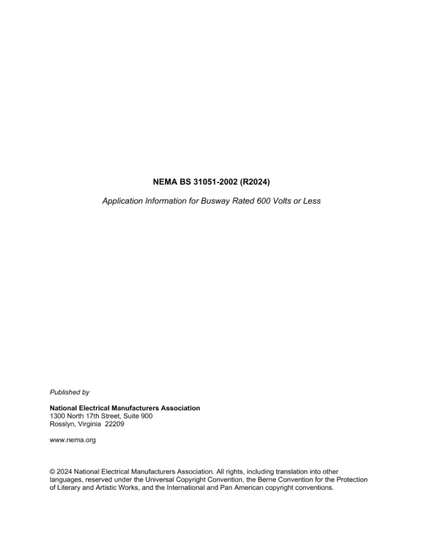 NEMA BS 31051-2002 (R2024) pdf